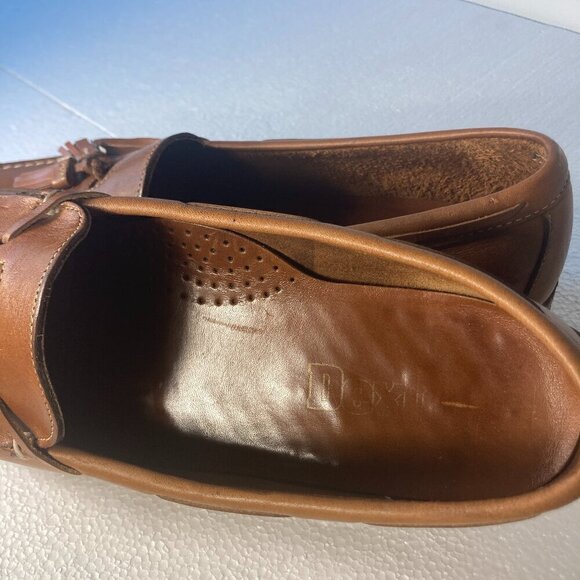 Dexter SZ 13 Vintage Brown  Leather Loafers Tassel Classic Wardrobe Essential - Picture 7 of 9